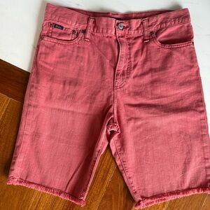 Polo RALPH LAUREN Short Big Boys Pink Denim Shorts Original Size 18 AUTHENTIC